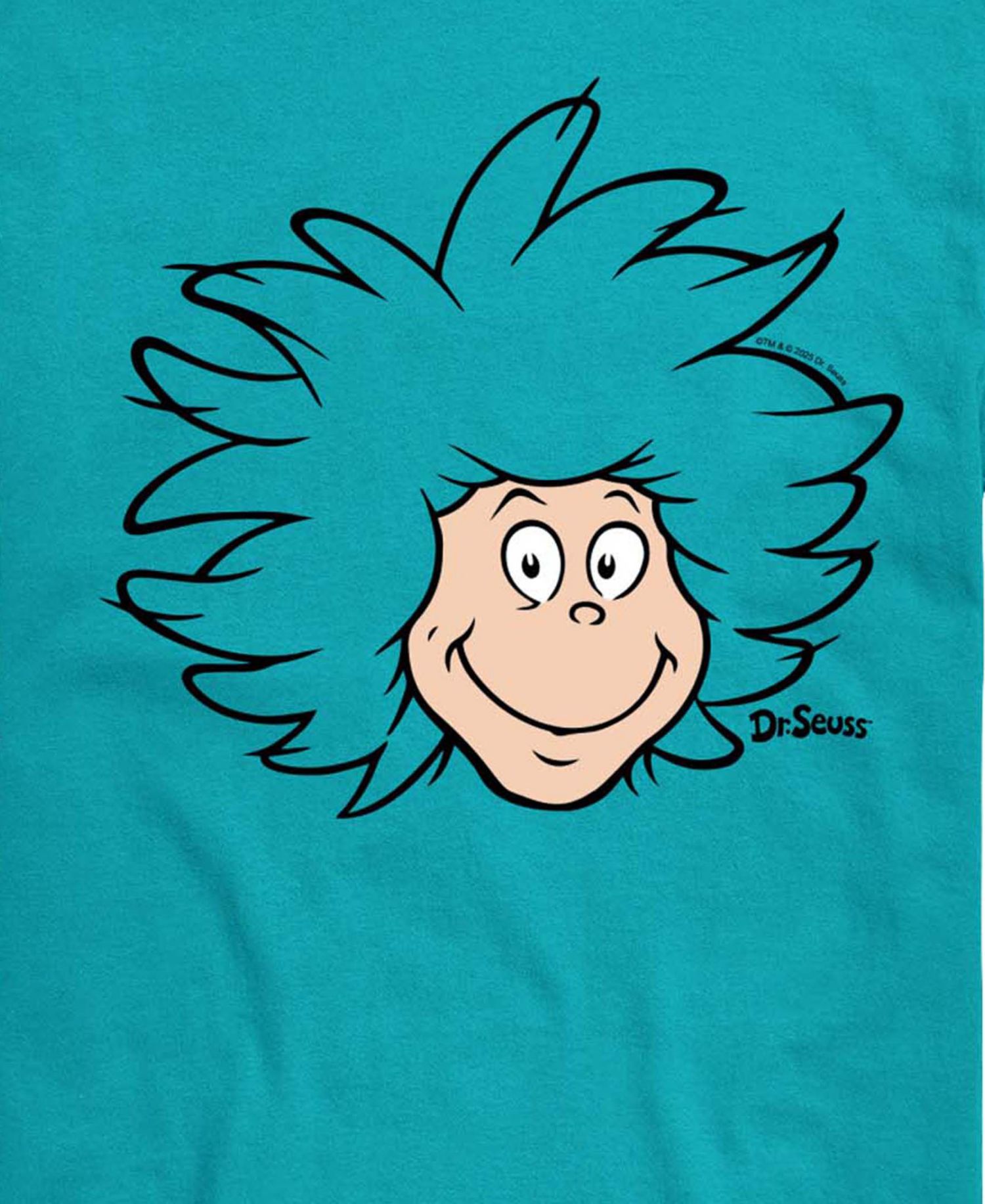Men's Dr. Seuss Thing Face Short-Sleeve Graphic T-Shirt