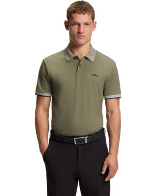 Men's Stretch Cotton Moisture Management Paddy Polo Shirt