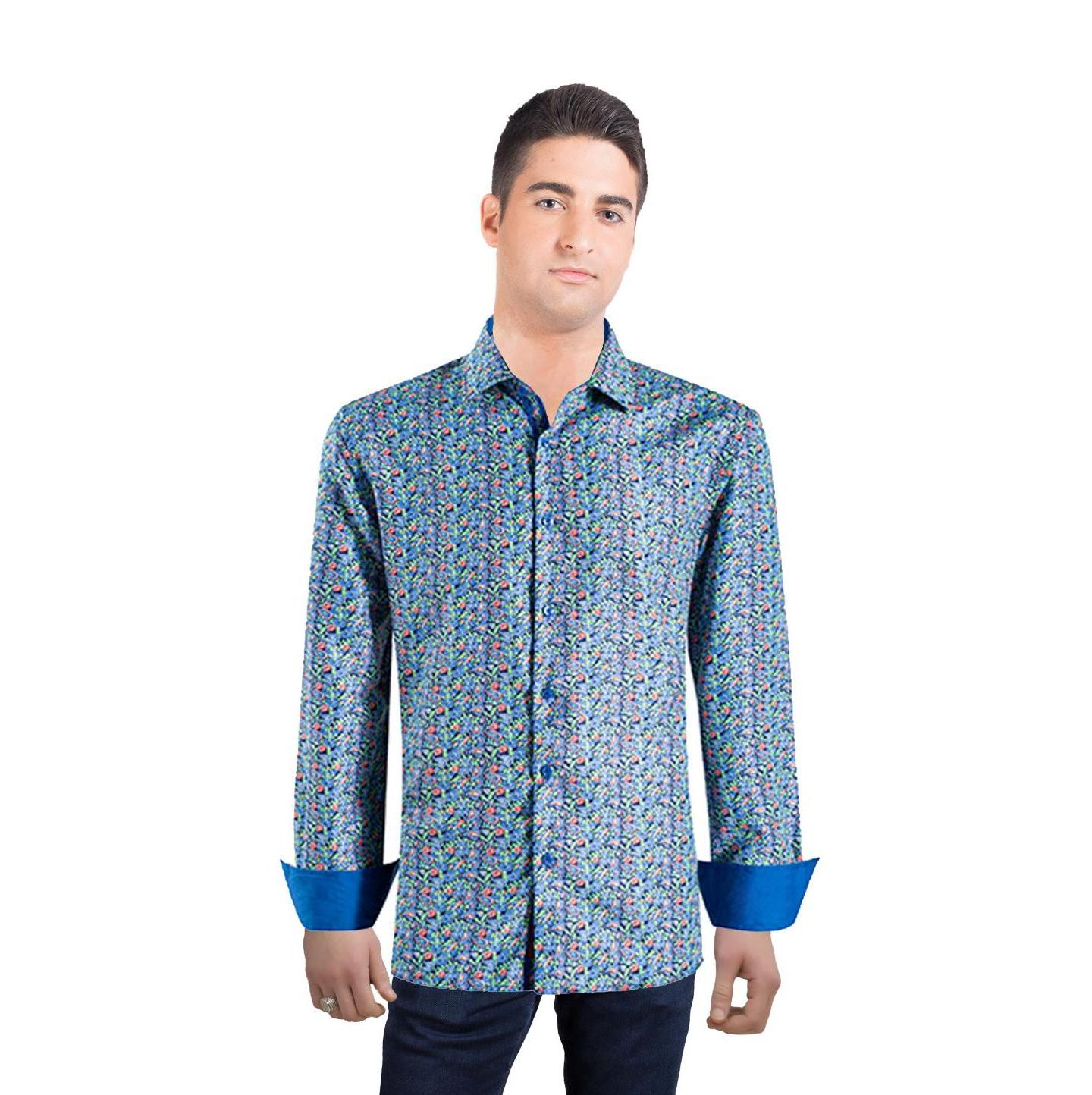 Мужская рубашка Elie Balleh Slim Fit Paisley Print Button-Down — фото 1