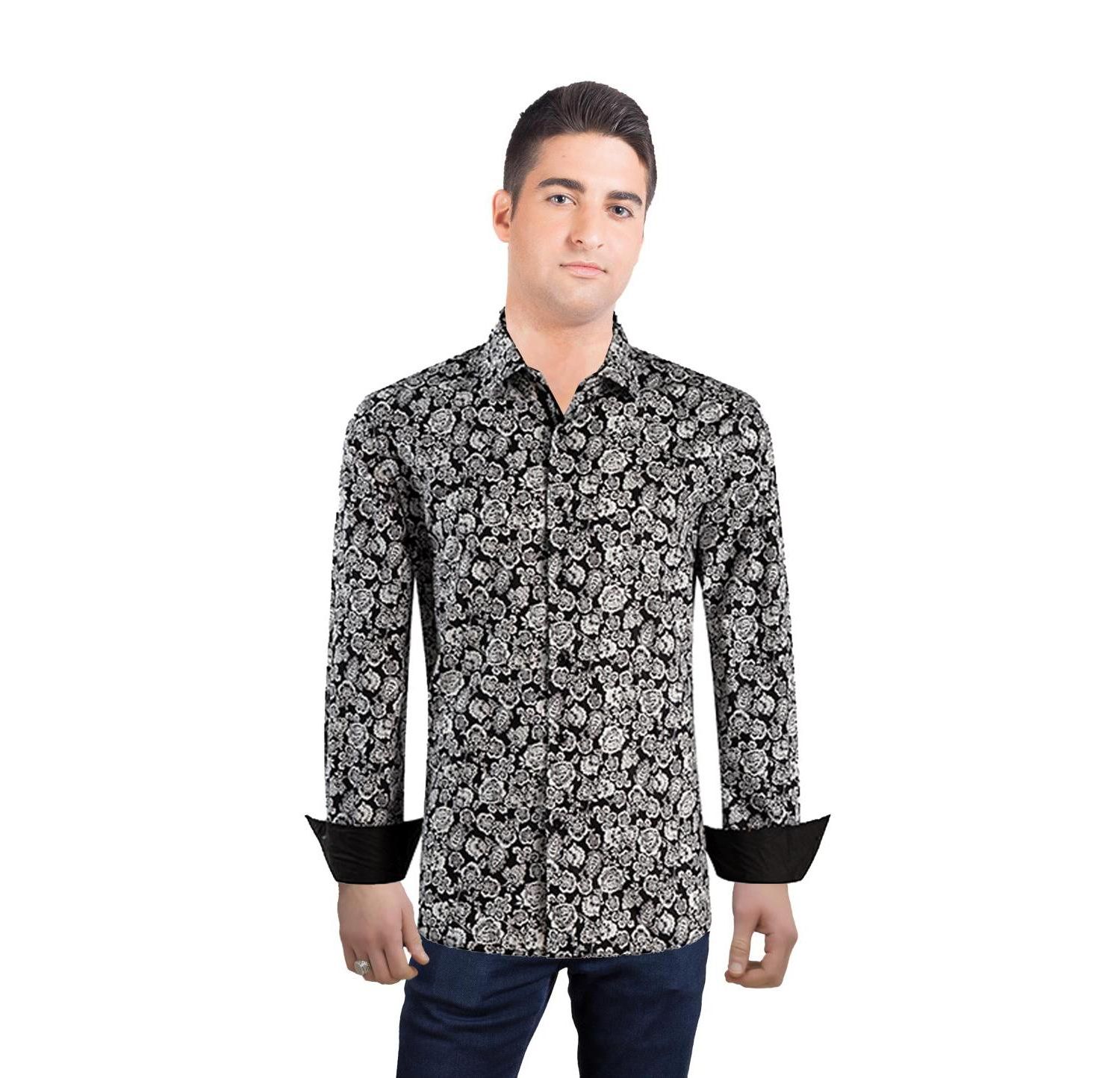 Men's Slim Fit Floral Shirt for Men By