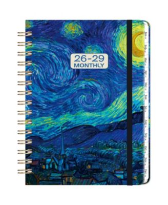 2026-2029 Monthly Planner 3 Year Calendar 36 Tabs Notes Pocket