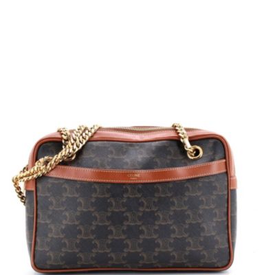 Small Patapans Bag Triomphe Coated Canvas