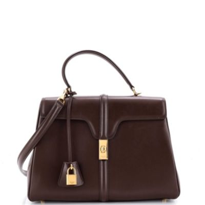 Medium 16 Top Handle Bag Smooth Calfskin