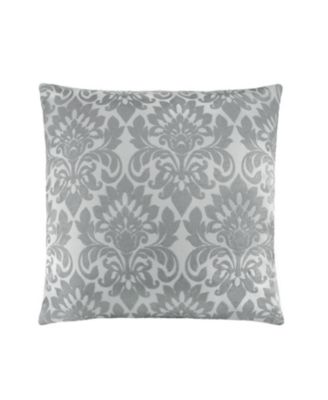 Cleopatra Damask Embossed 18" X 18" Filled Accent Throw Pillow