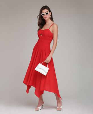 Handkerchief Hem Dress - Macy's