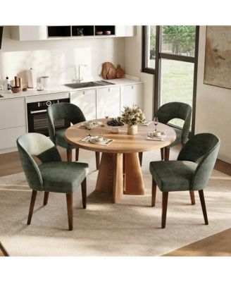 Modern 4-Piece Dining Chair Set - Elegant and Versatile for Home or Restaurant Use