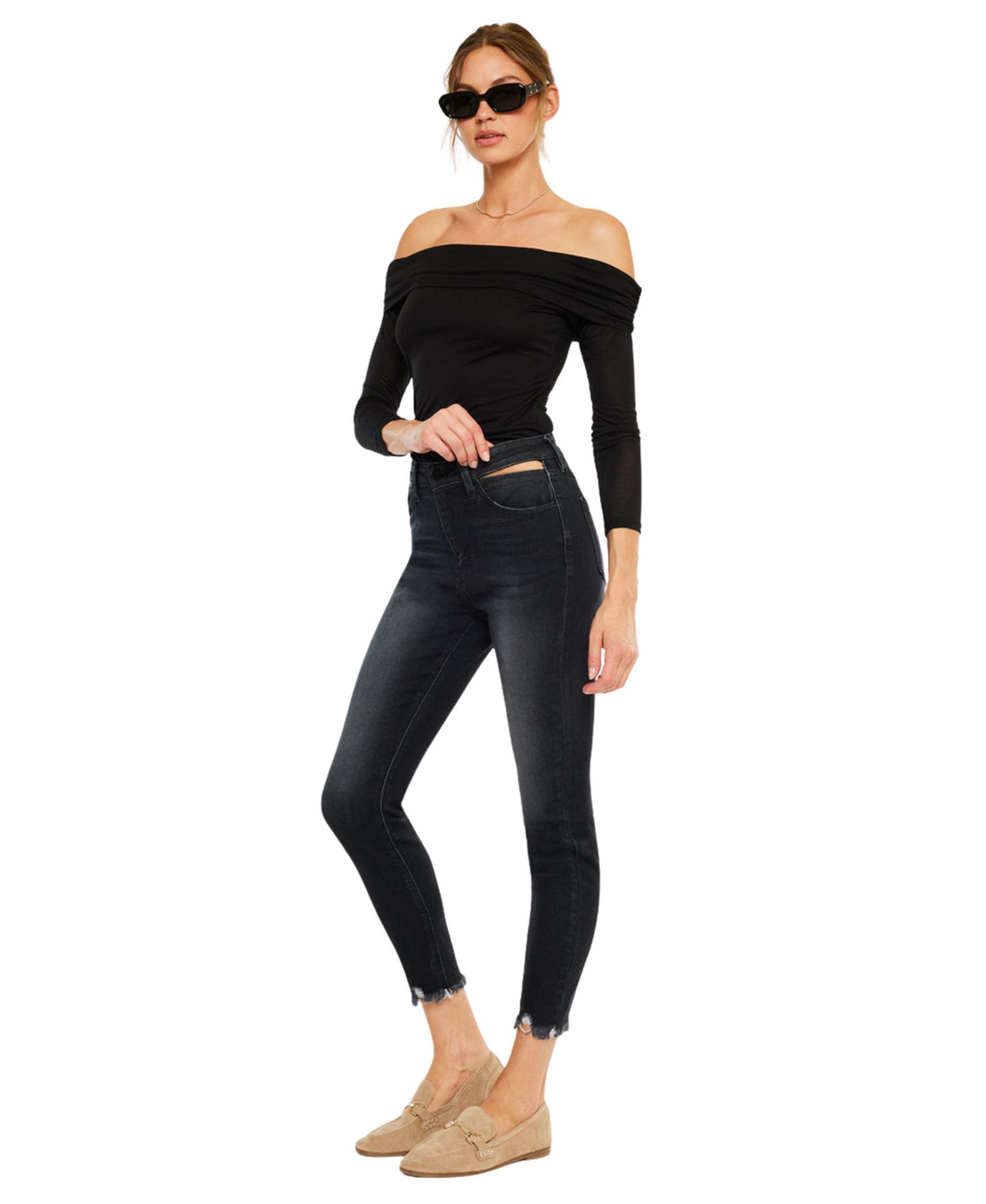 Women's Tiara High Rise Ankle Skinny Jeans