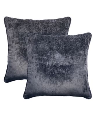 Delmonico Chenille 2-Pack Decorative Pillows, 20" x 20"
