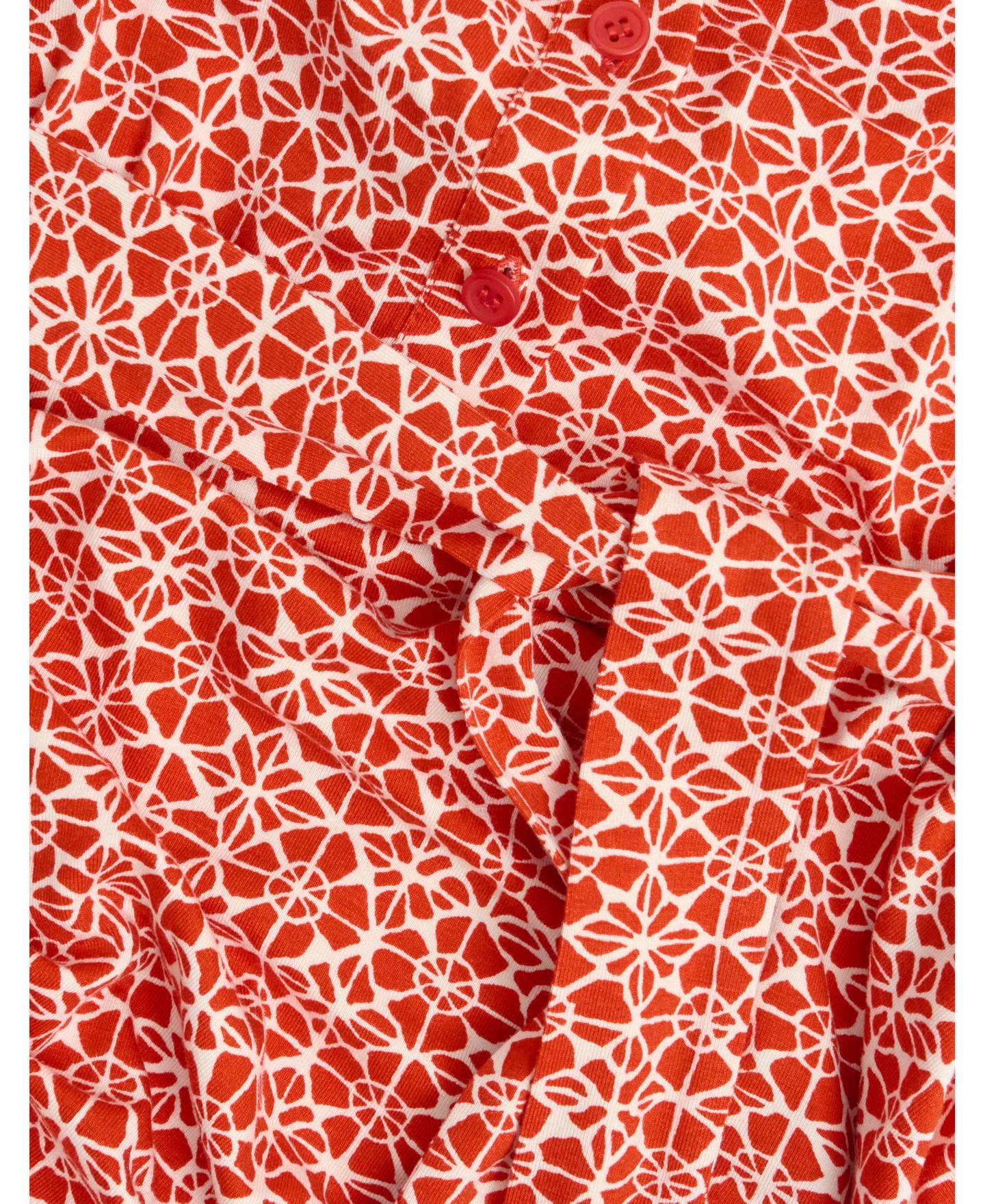 Женское платье Hobbs London Cathy 3/4 Sleeve Jersey Midi, цвет: Средний красный — фото 7