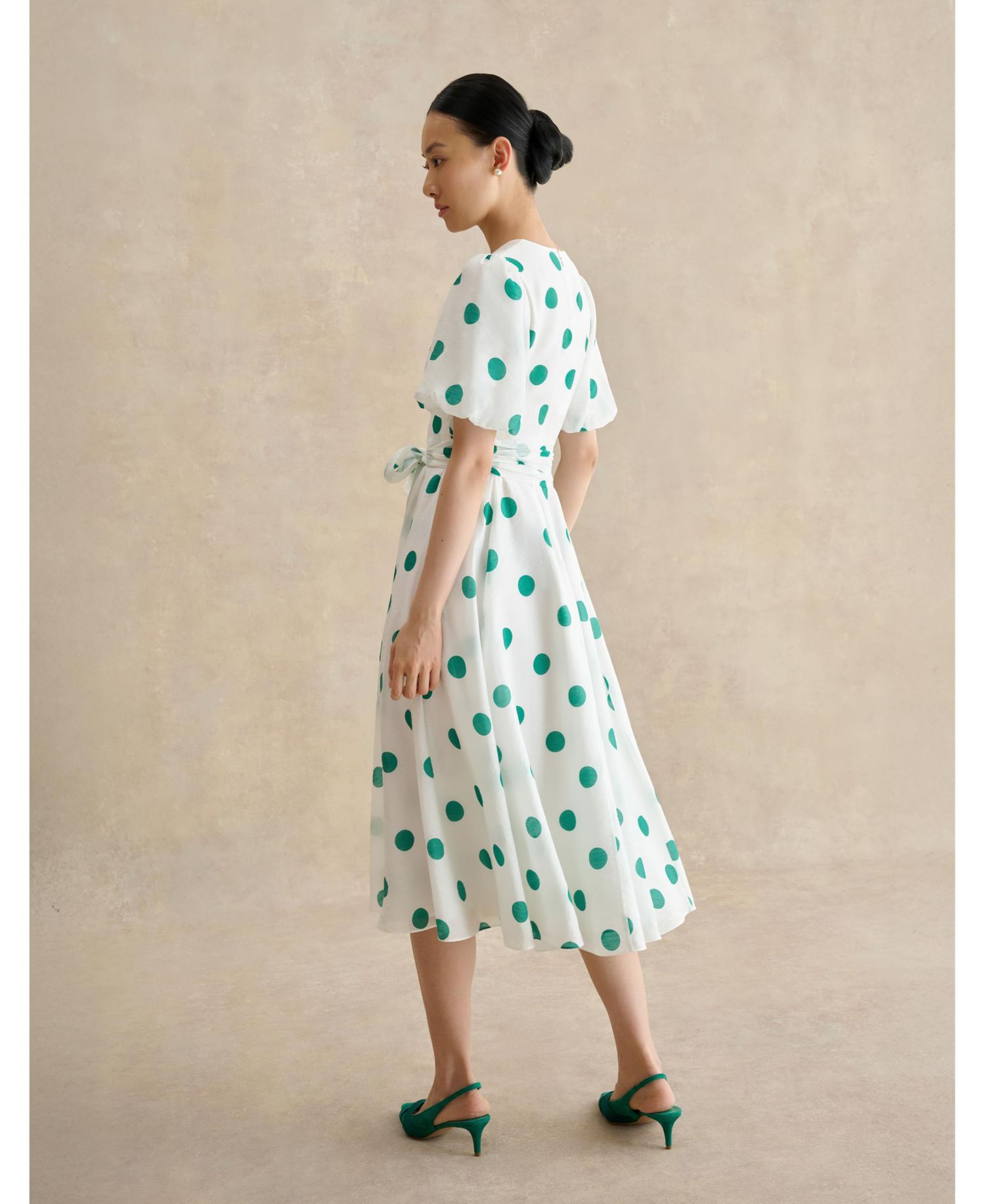 Women's Barrington Polka Dot Midi Dress