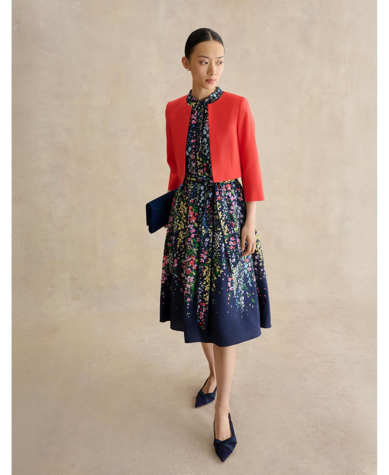 Women's Alberta Floral Midi Shirt Dress