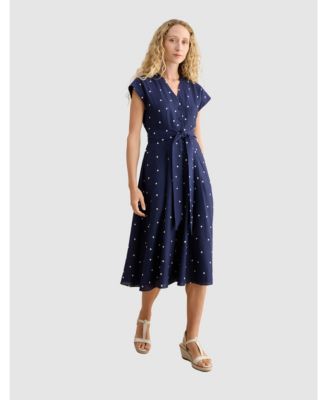 Blue Polka Dot Dress - Macy's