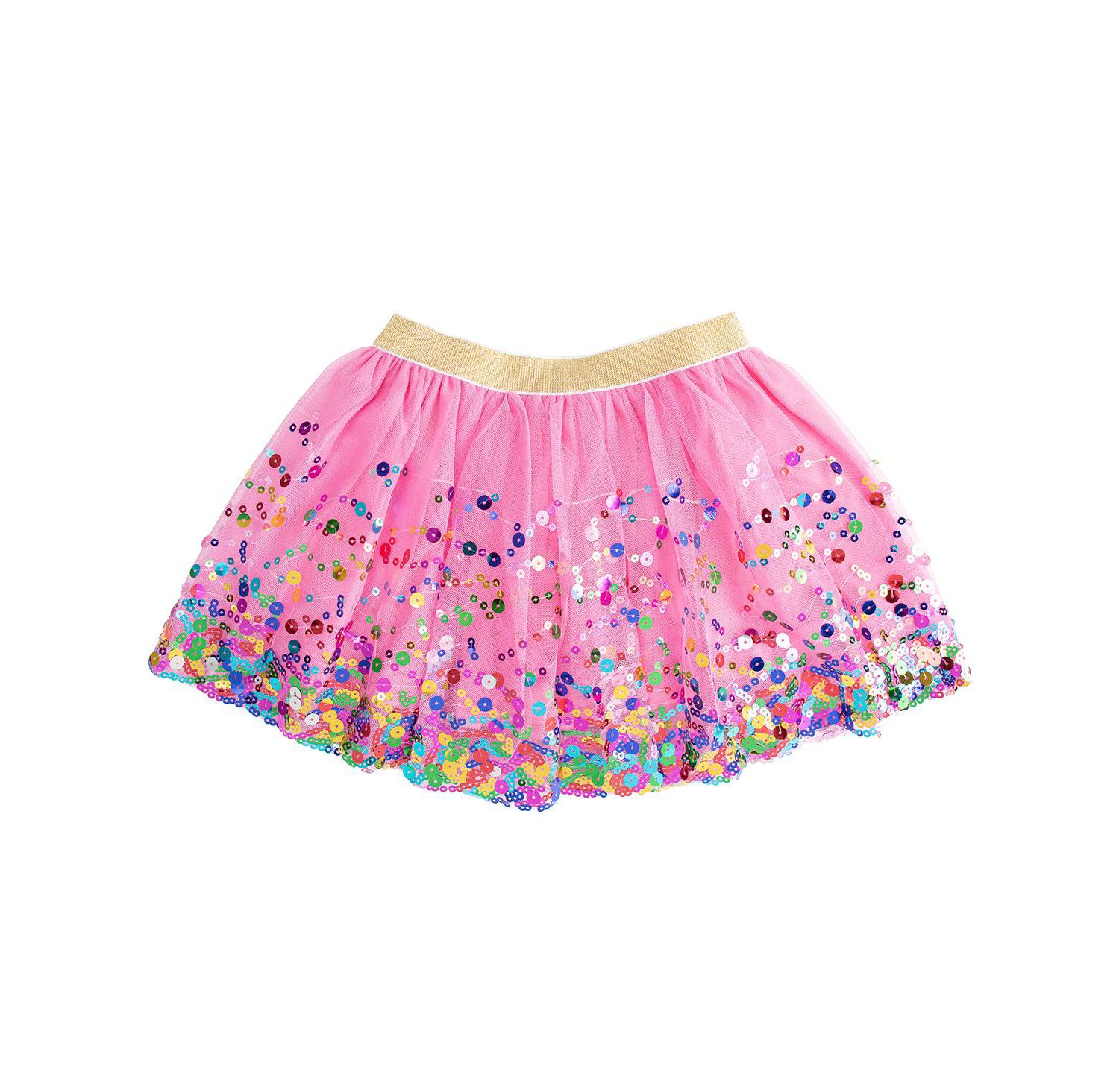 Baby Girls Baby Raspberry Confetti Tutu Skirt