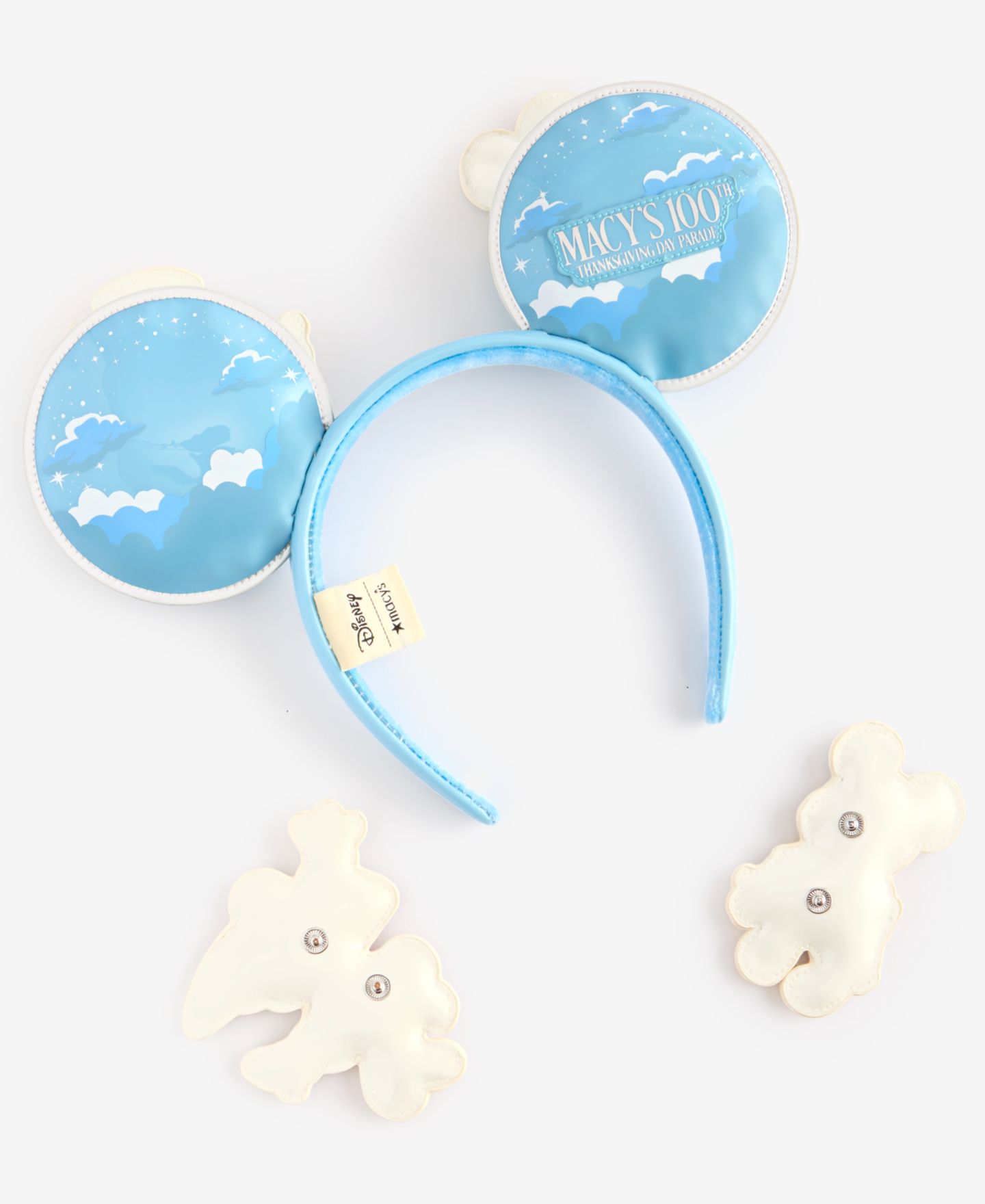 Женские аксессуары для волос Loungefly Disney Macy's Interchangeable Mickey Parade Balloons Through The Years Ears Headband — фото 3