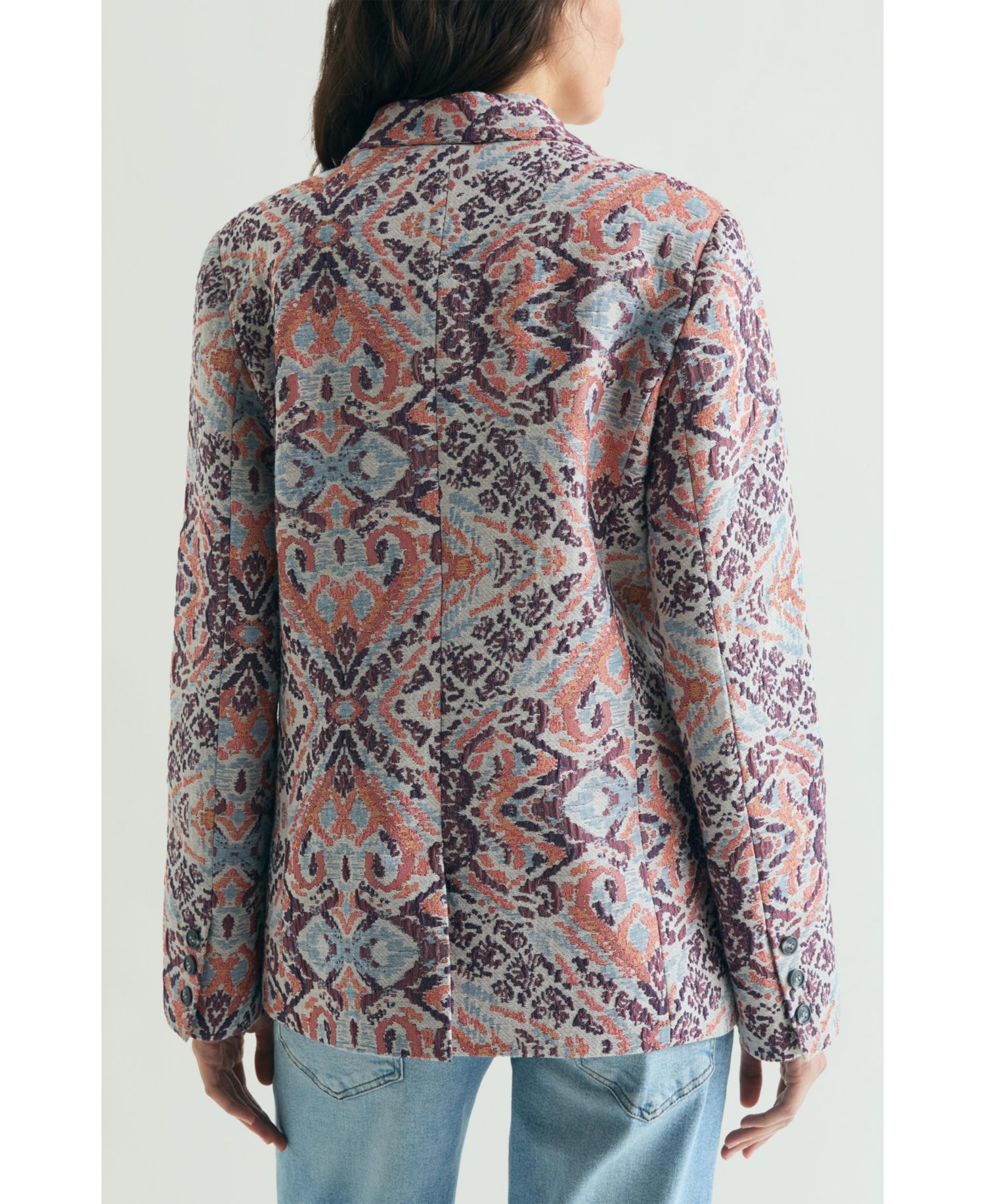 Women's Jacquard Print Blazer