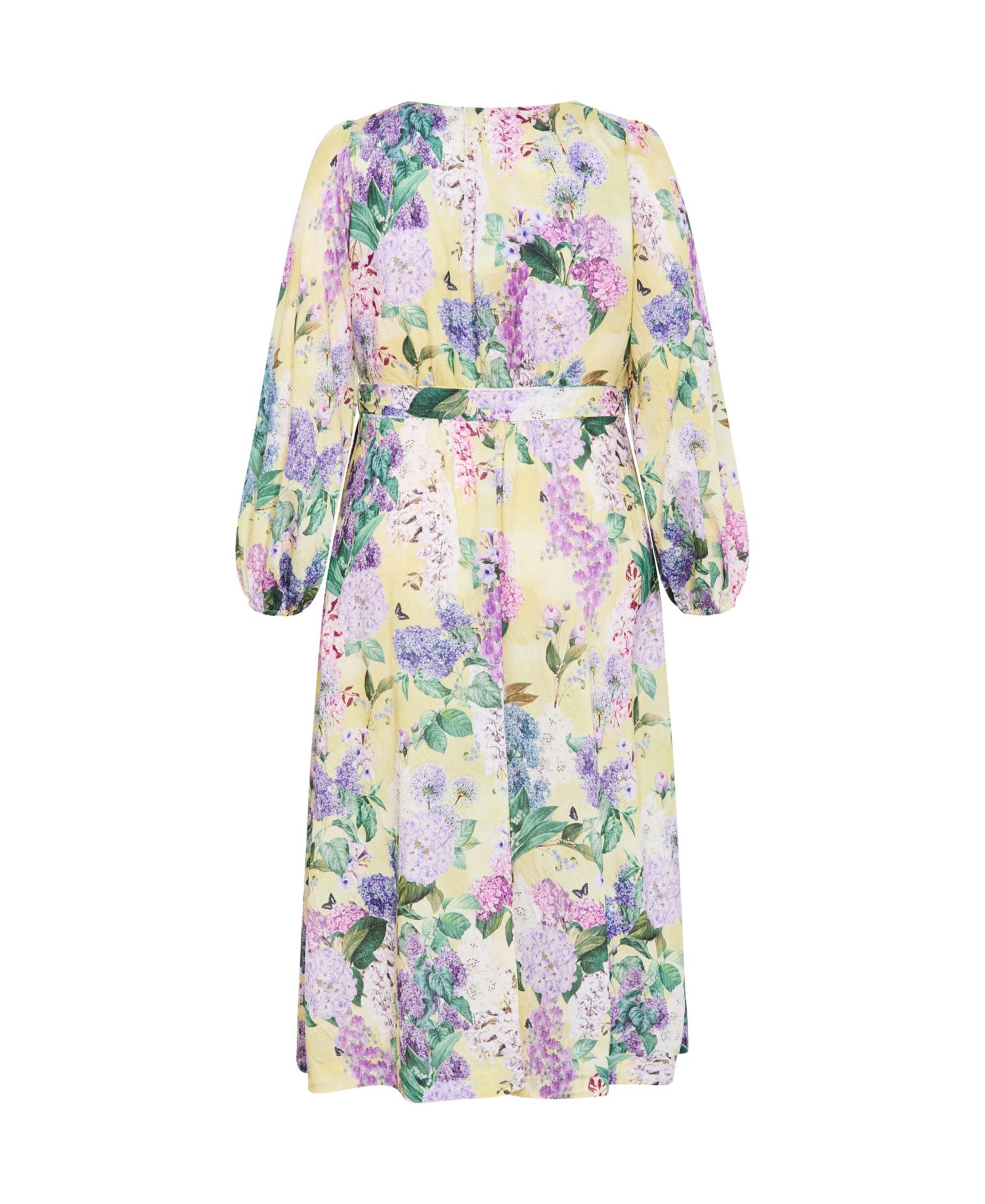 Women's Anastasia Hydrangea Print Wrap Maxi Dress