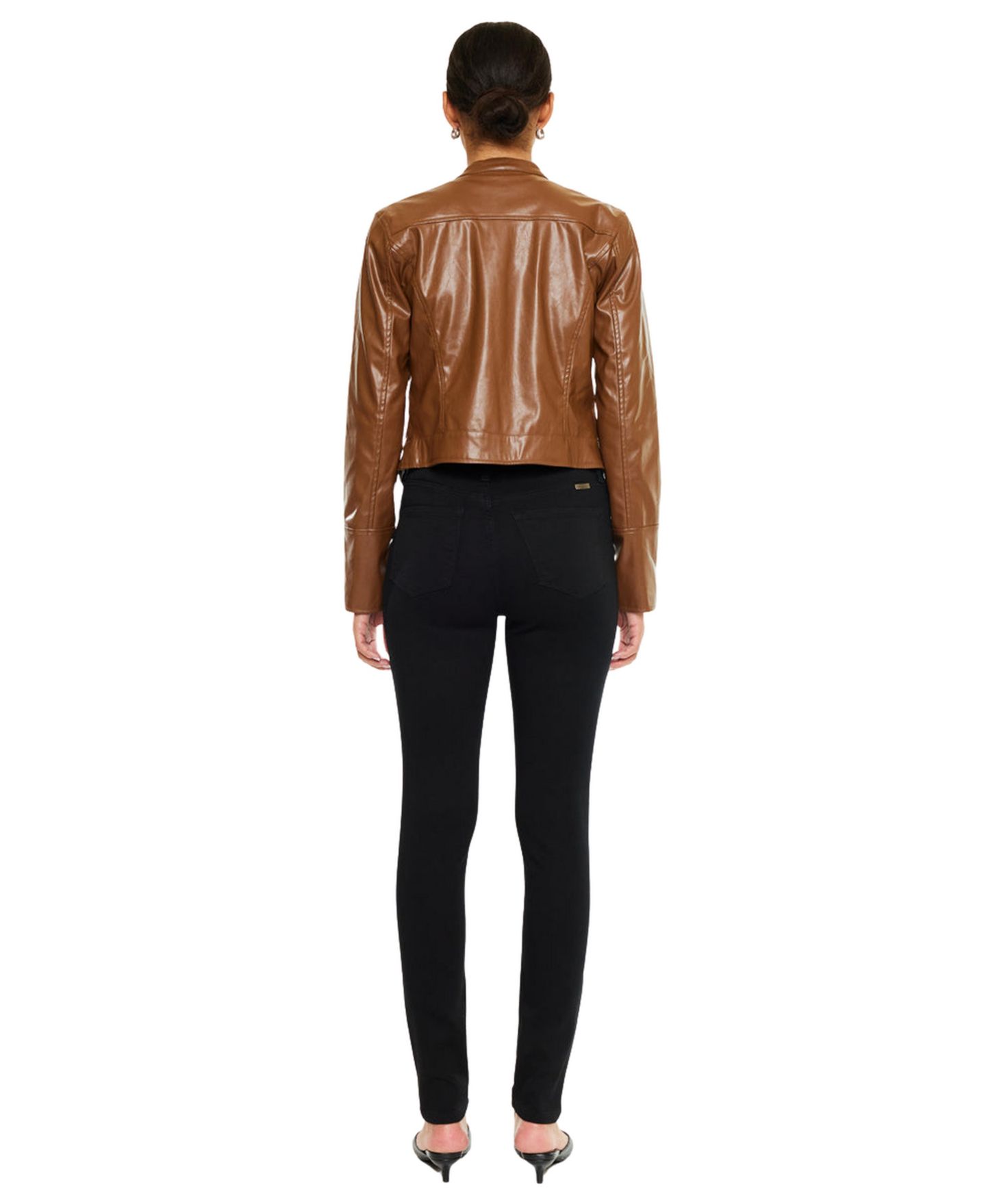 Женские джинсы KanCan Vanessa High Rise Super Skinny, цвет: Чёрный — фото 2
