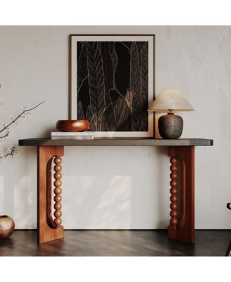 59'' Console Table with Spherical Legs for Living Room and Hallway