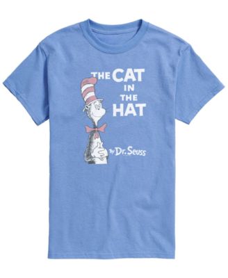 Men's Dr. Seuss Cat In Hat Vintage Faded Short-Sleeve Graphic T-Shirt