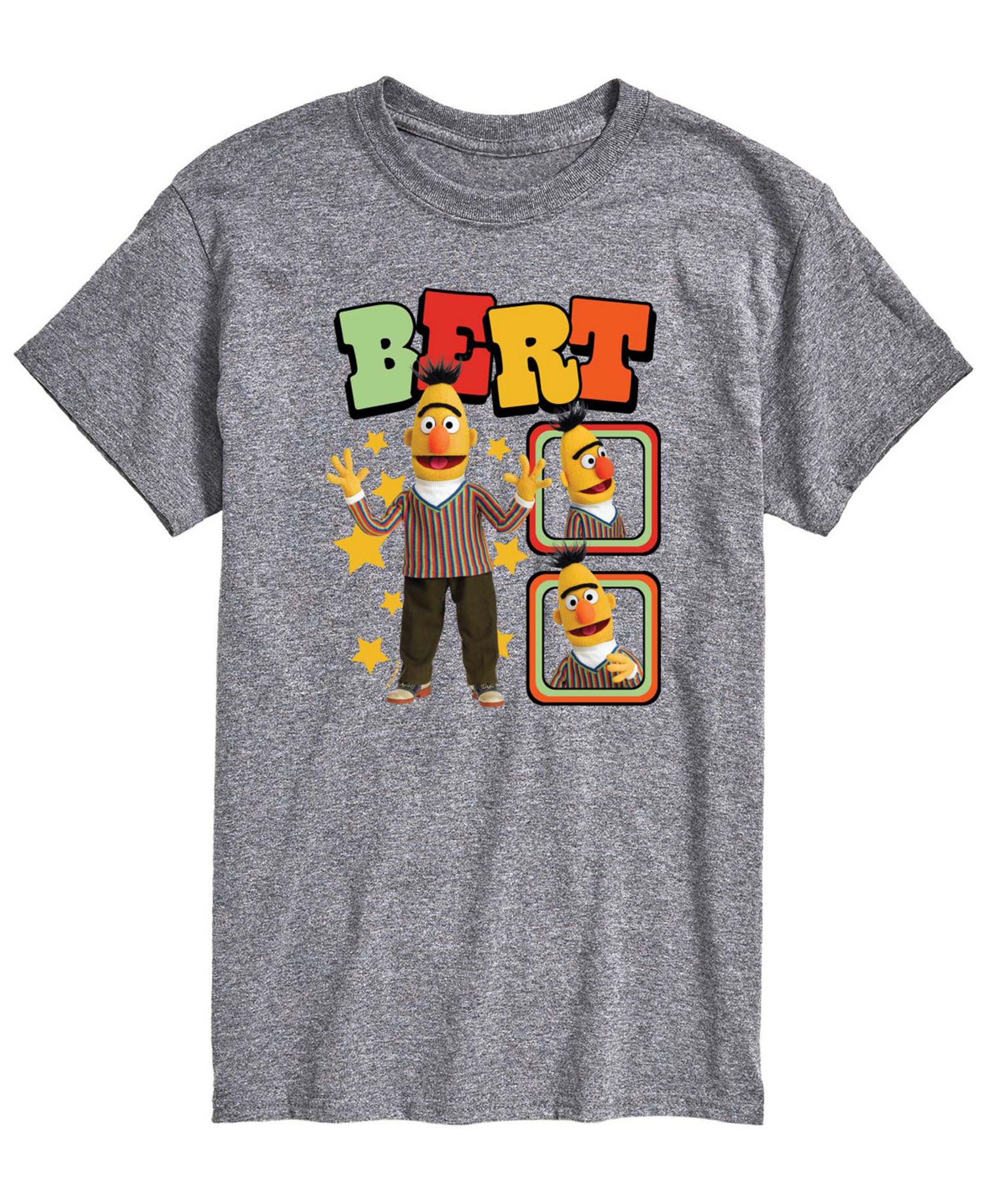 Men's Sesame Street Bert Photos Short-Sleeve Graphic T-Shirt
