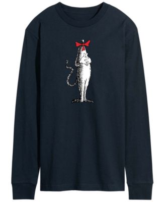 Men's Dr. Seuss Cat In The Hat Costume Long-Sleeve Graphic T-Shirt