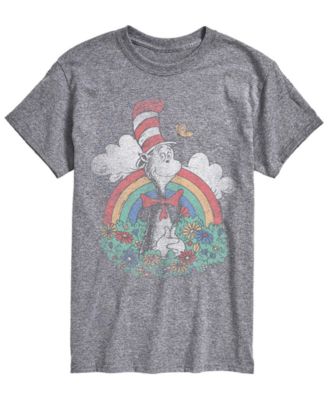 Men's Dr. Seuss Cat In The Hat Spring Vintage Faded&nbsp;Short-Sleeve Graphic T-Shirt