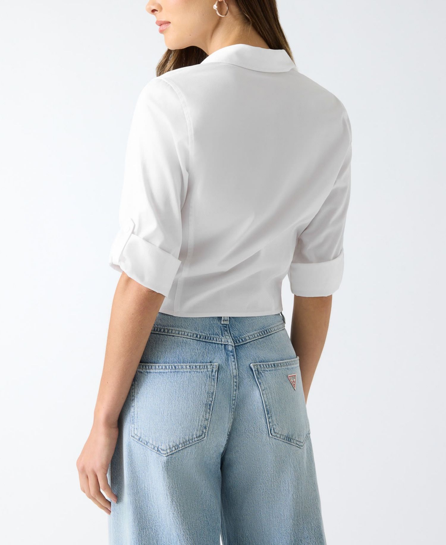 Women's Reeya 3/4-Sleeve Poplin Top