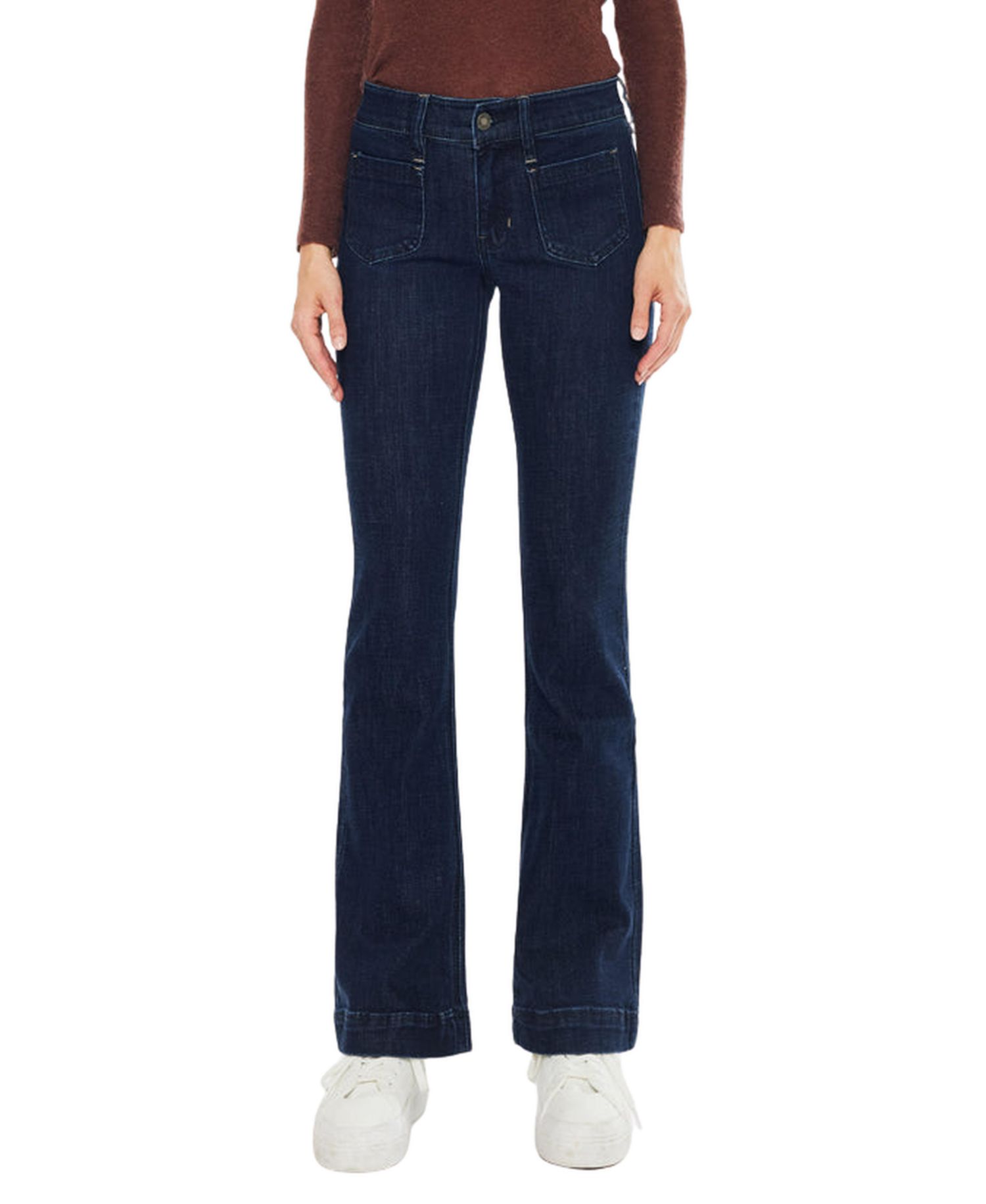 Women's Star Mid Rise Bootcut Jeans
