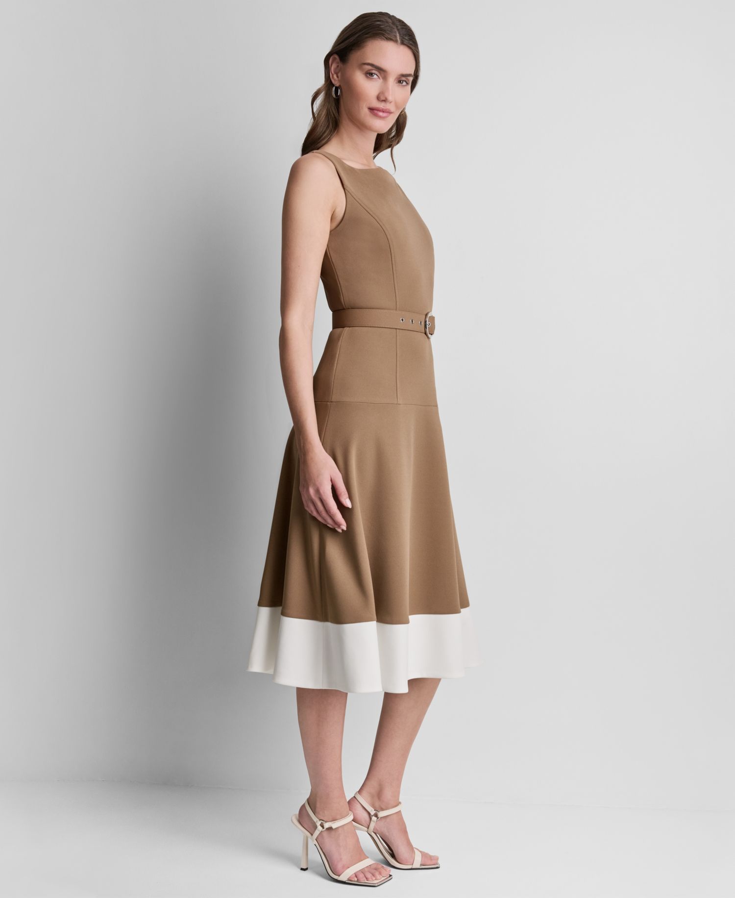 Women's Sleeveless Midi Dress