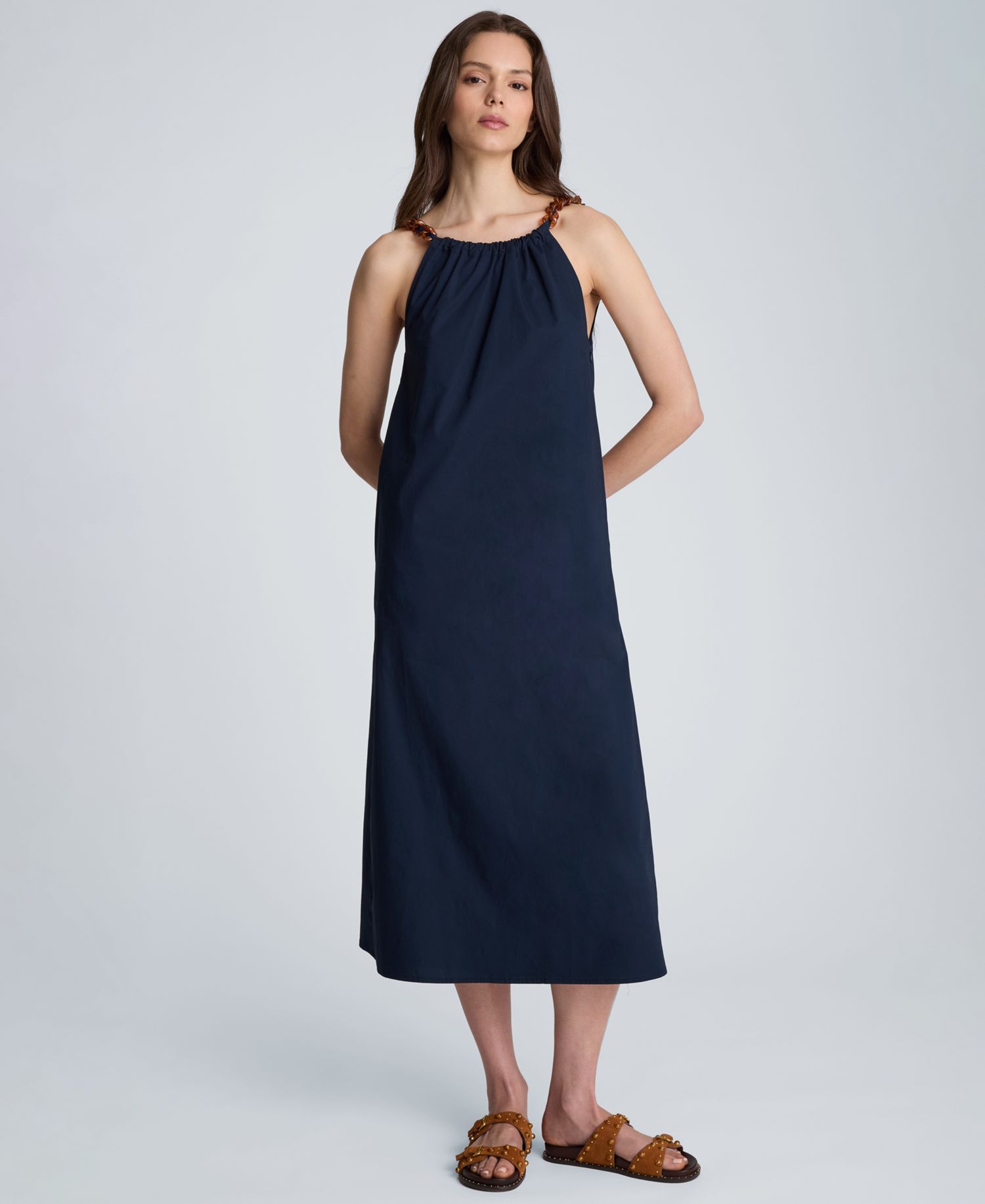 Women's Halter Neck Midi Dress