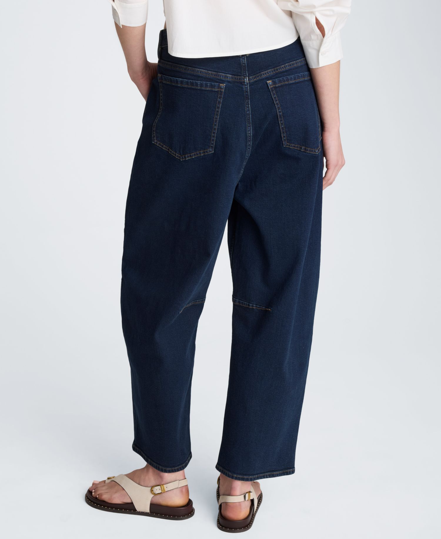 Women's High-Rise Barrel Leg Jeans