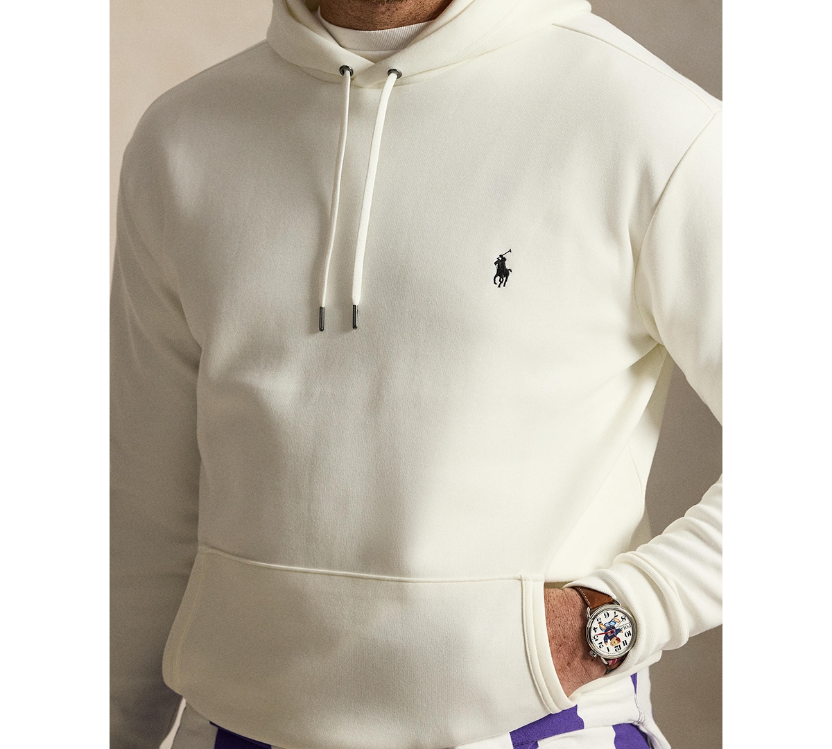 Polo Ralph Lauren Men's Big & Tall The Iconic Mesh Hooded Sweatshirt