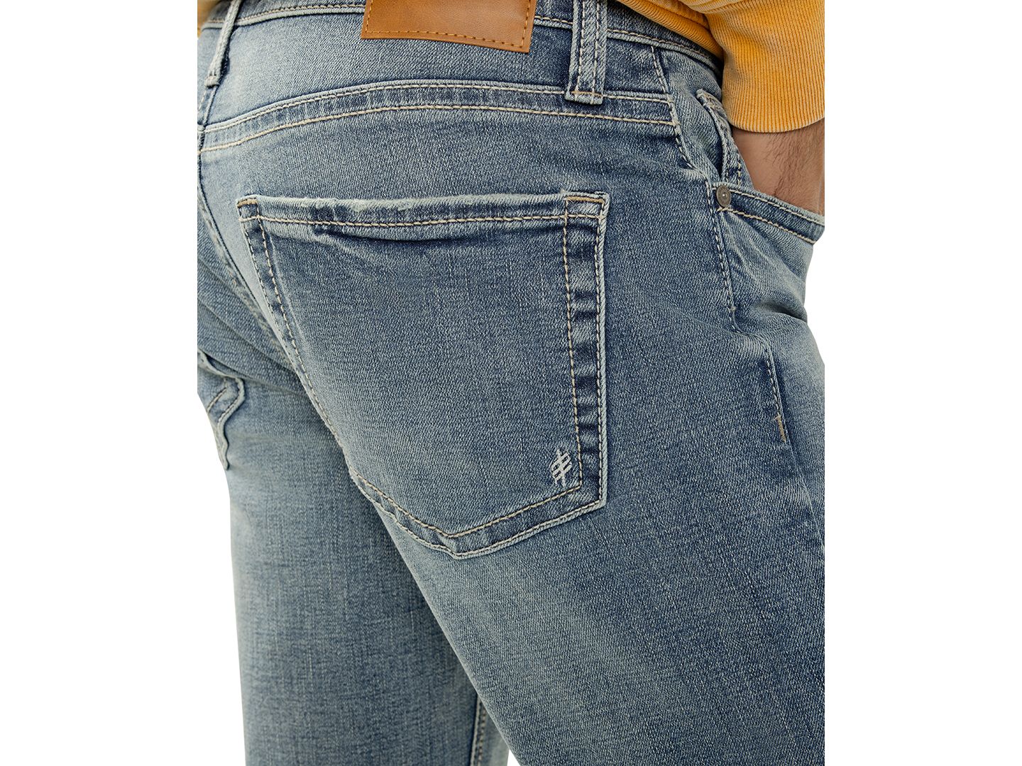 Мужские джинсы Silver Jeans Co. Zac Regular-Fit, цвет: Thunderstorm — фото 6