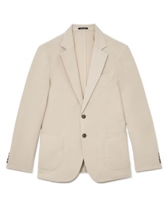 Men's Jason Garment-Dyed Pique Single-Breasted Suit Blazer