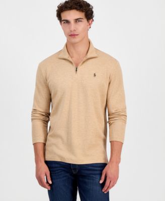 Men's Cotton-Blend Jacquard Pullover Sweatshirt