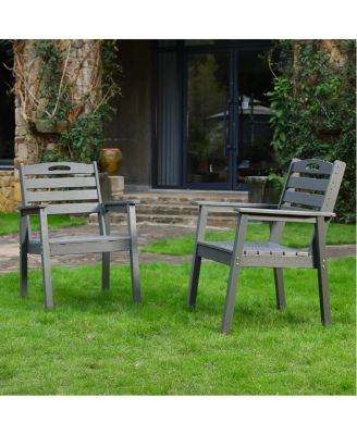 HDPE Outdoor Terrace Dining Chair Set