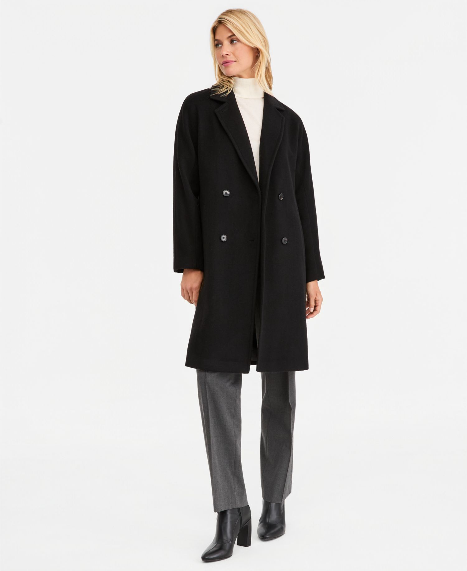Women's Double-Breasted Coat