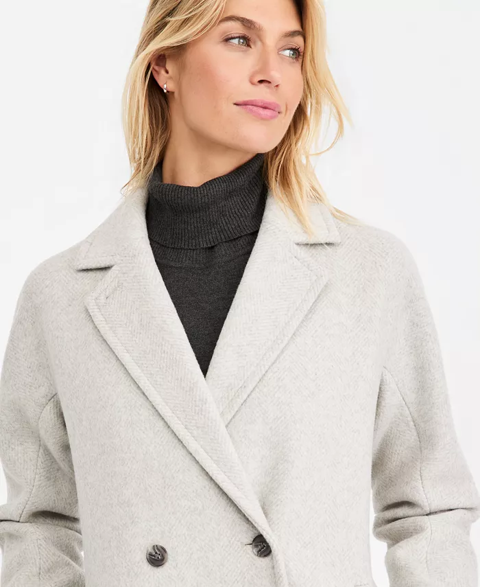 Women's Double-Breasted Coat - thumbnail 6