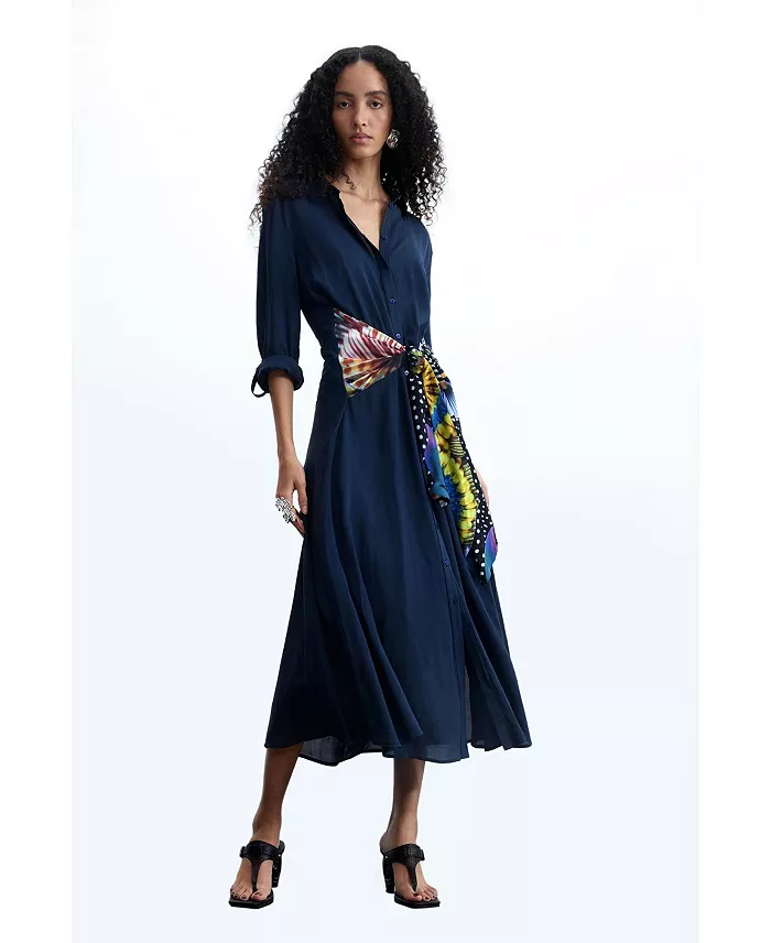 Women's Midi shirt dress - thumbnail 3