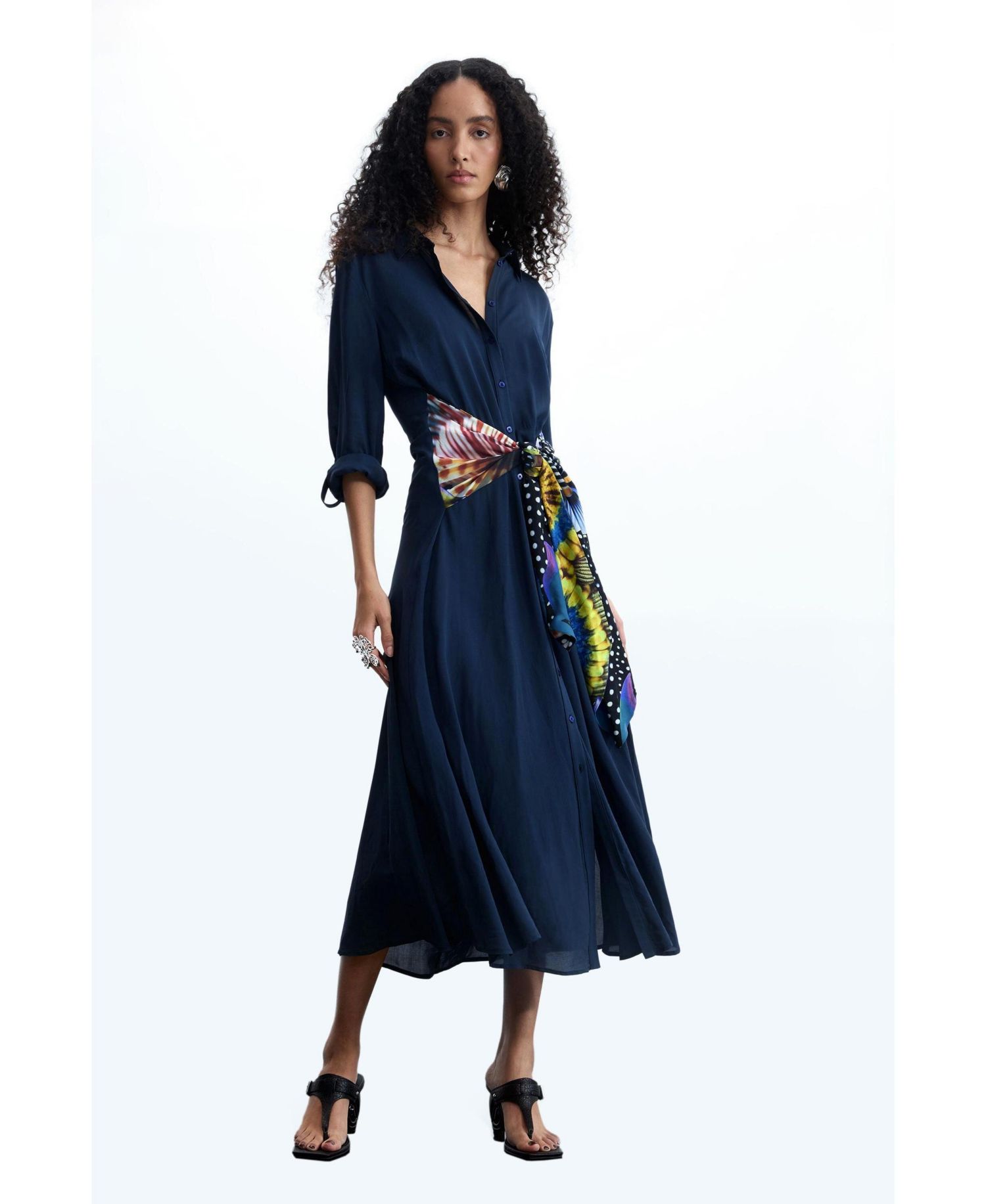 Women's Midi shirt dress