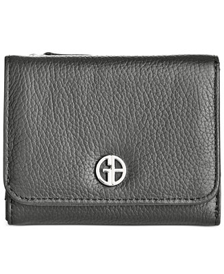 Giani Bernini Softy Leather Trifold Wallet, Created for Macy's ...
