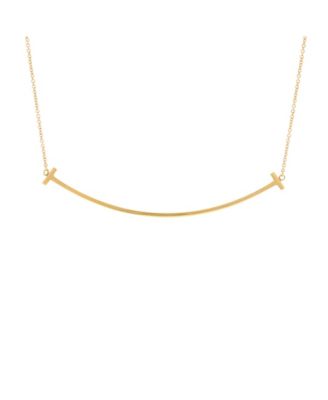 T Smile Pendant Necklace