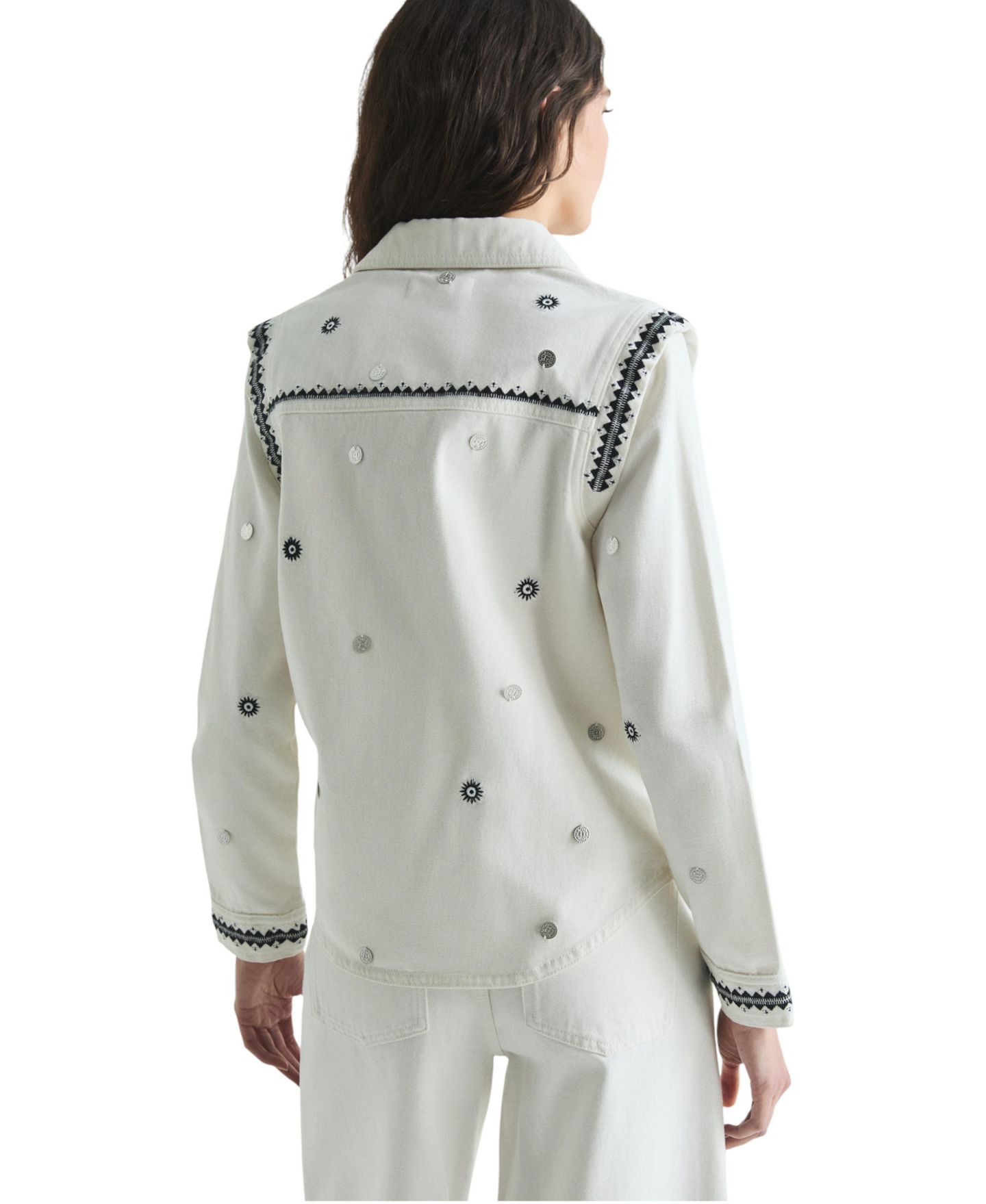 Женская рубашка Scalpers Ethnic Denim Print — фото 2