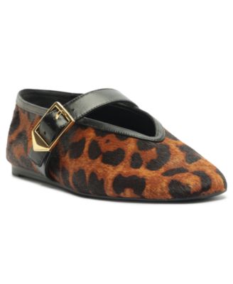 Women's Vick Buckle Square Toe Flats