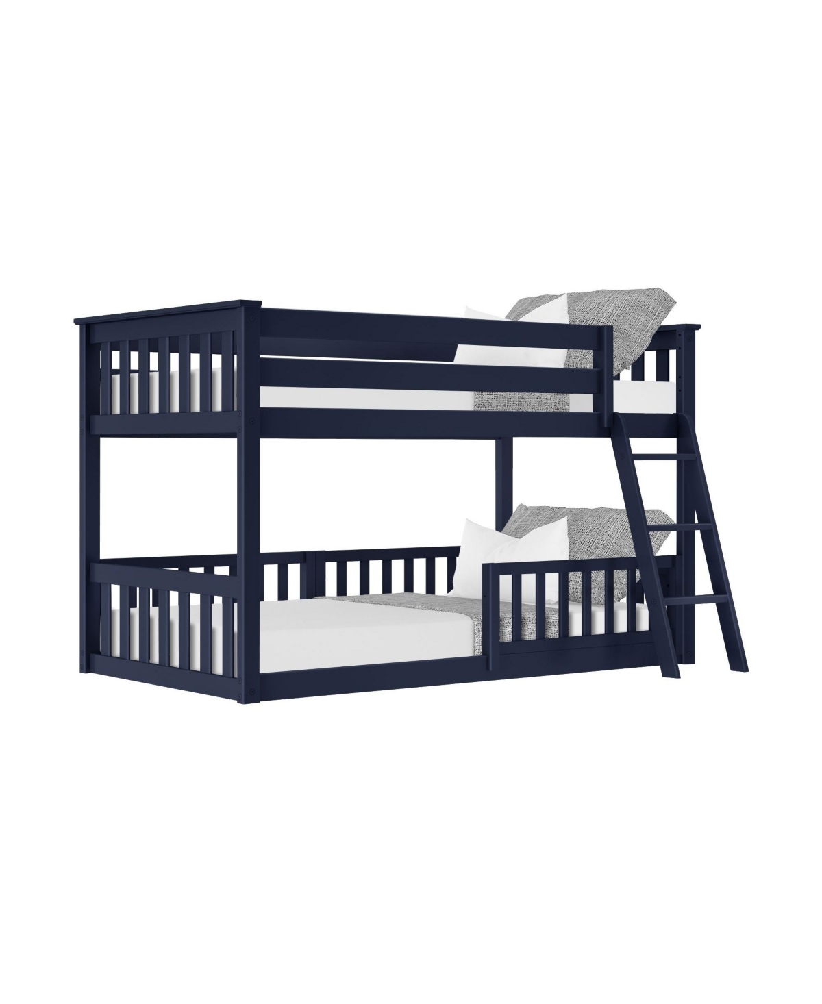 Max & Lily Twin over Low Bunk with Single Guard Rail