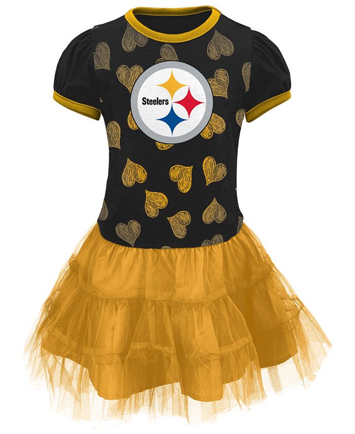 Outerstuff Toddler Girls' Pittsburgh Steelers Love to Dance Tutu