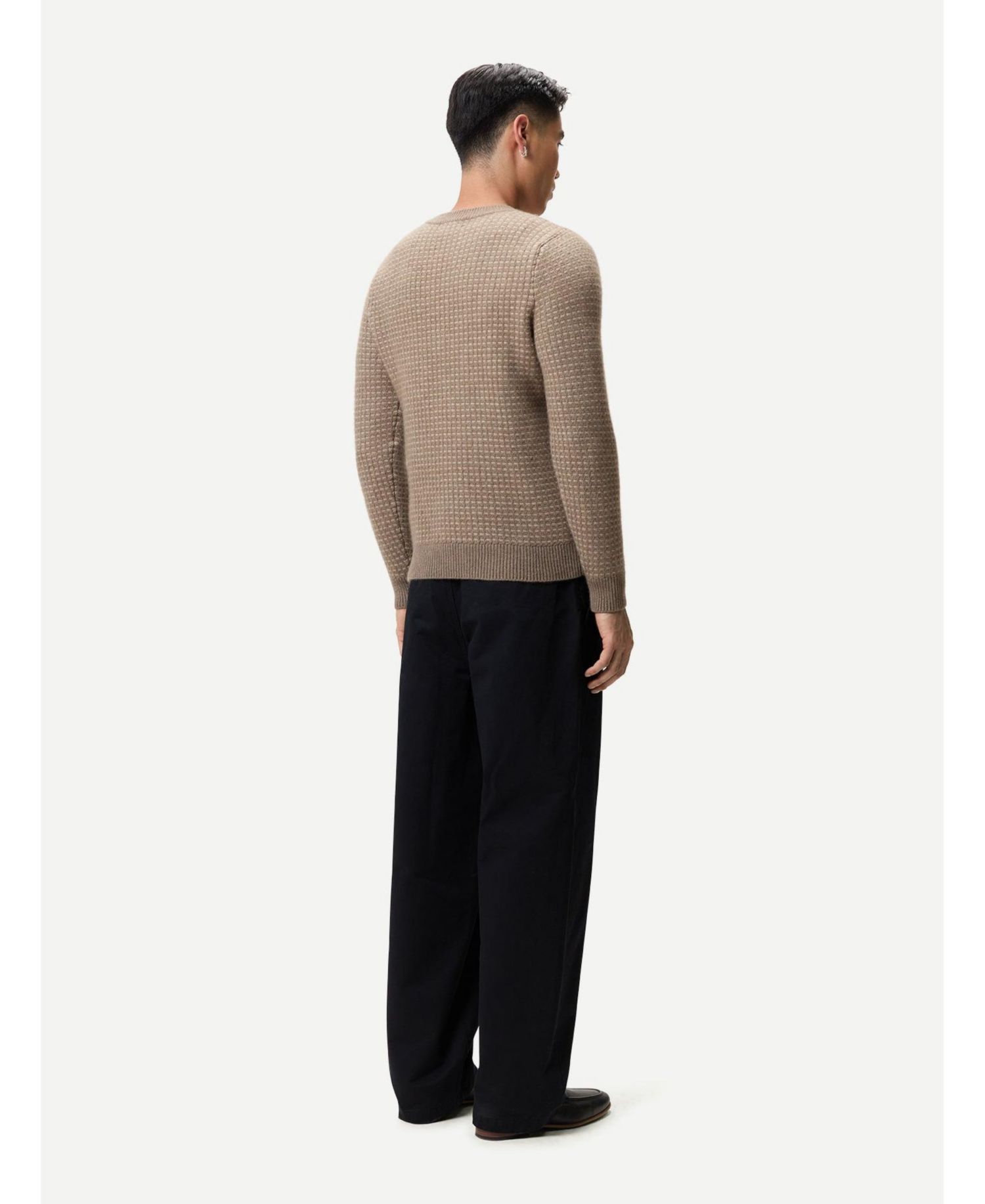 Men's Silk Turtle-Neck Sweater