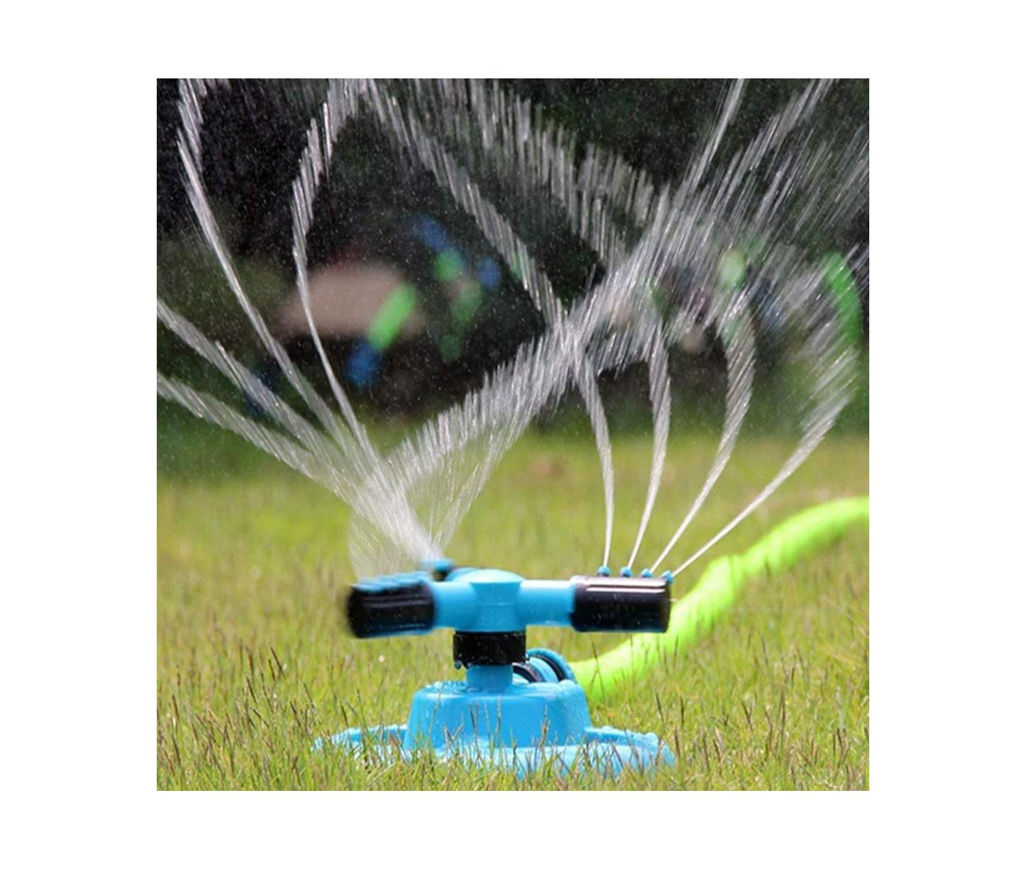 Детская игрушка GNUADZ 360-Degree Rotating Dual Sprinkler Heads Water Toy, Ages 3+, цвет: Разноцветный — фото 2
