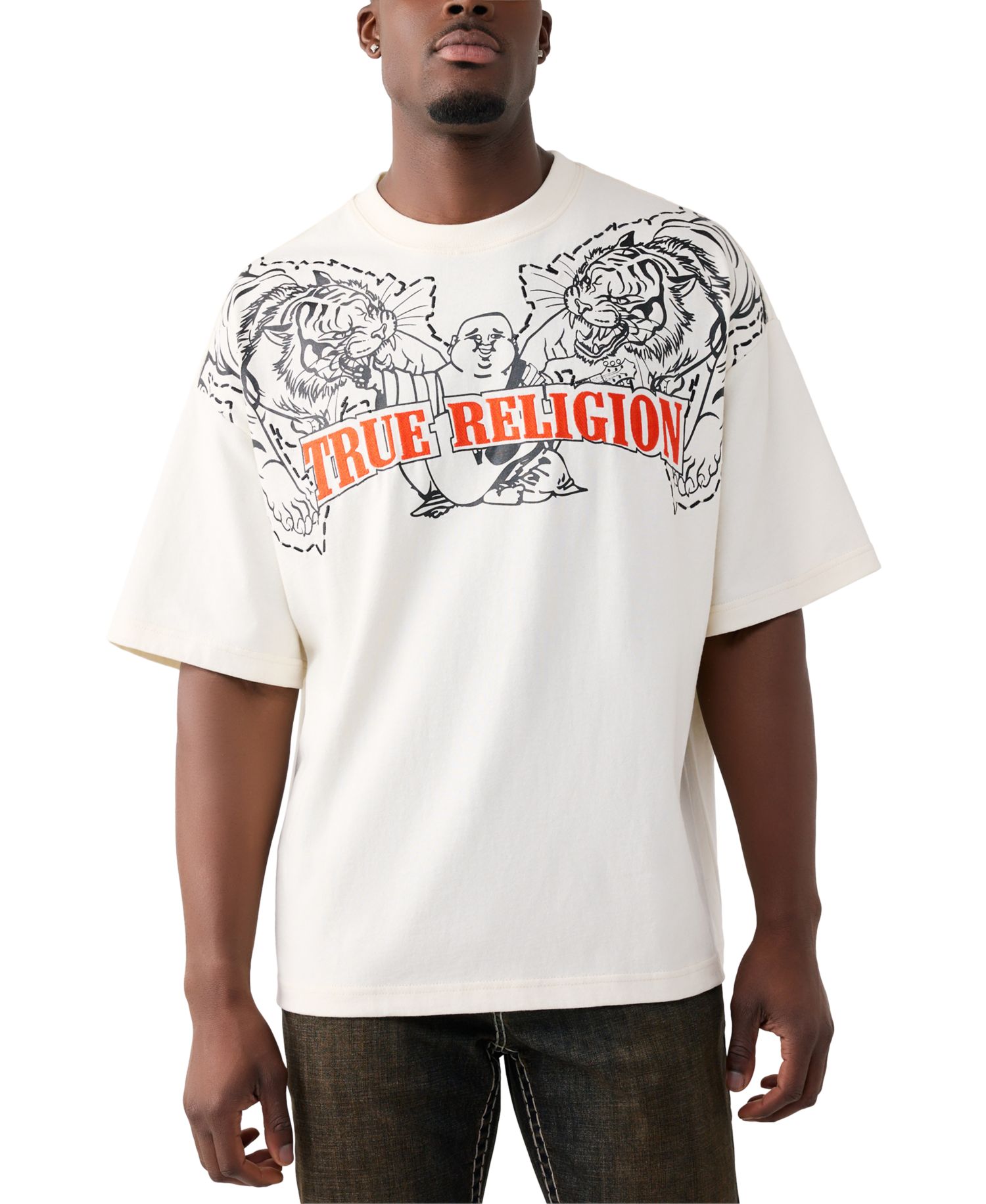 Men's Tiger Logo Short-Sleeve T-Shirt