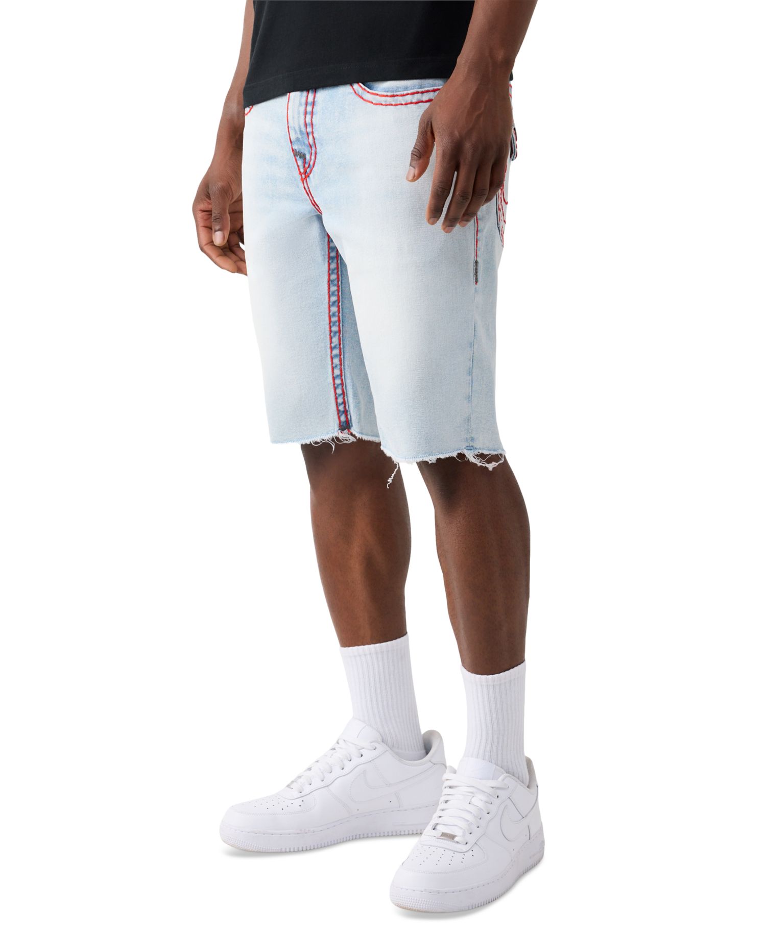 Men's Ricky Super T Fray Flap Denim Shorts